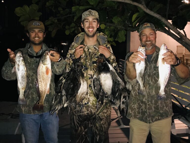 Duck hunt and cast & blast trip on South Padre Island